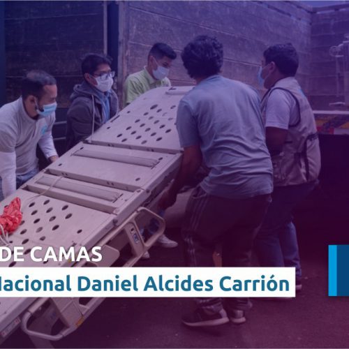 Donación de camas al Hospital Nacional Daniel Alcides Carrión