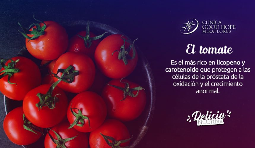 tomate web El tomate protege la próstata