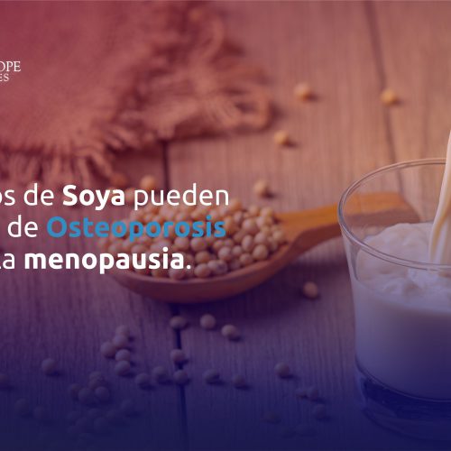 Alimentos de soya pueden proteger de osteoporosis durante la menopausia