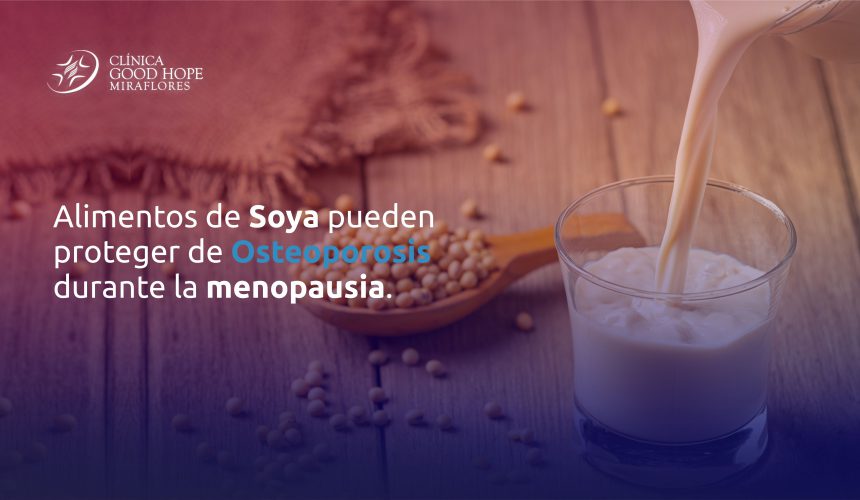 Soya Alimentos de soya pueden proteger de osteoporosis durante la menopausia