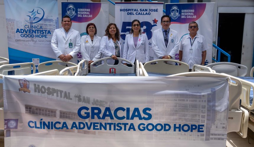 Clínica Adventista Good Hope dona 20 camas hospitalarias al Hospital San José del Callao